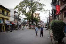 street in nepal during the corona pandemic